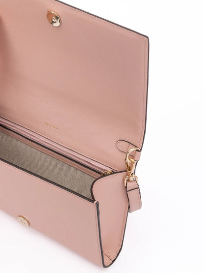 Jimmy Choo Podwer Pink Leather Shoulder Strap Bag by Jimmy Choo