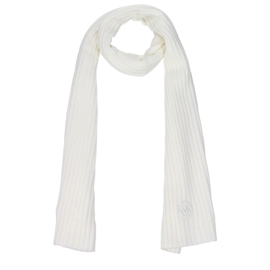 Écharpe Michael Kors femme en polyester blanc – MI15510336438537BT
