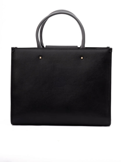Jimmy Choo Black Avenue S Tote Leather Handbag by Jimmy Choo