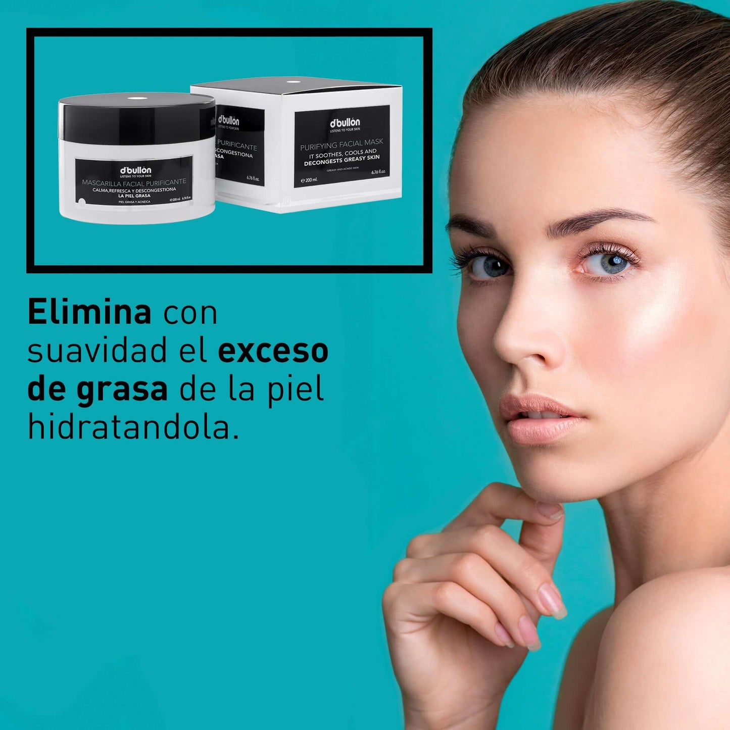 Mascarilla Facial Purificante – Control de Grasa y Suavidad - 200 ml