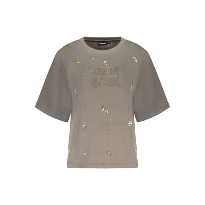 Sweat-shirt Desigual femme Oporto en coton gris – DE-43669