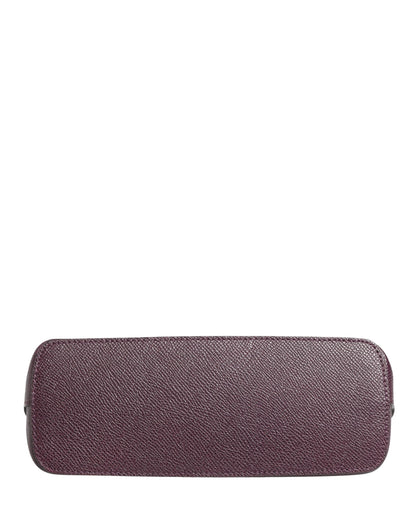 Dolce & Gabbana Dark Purple Leather DG Logo Zip Around Hand Purse Wallet by Dolce & Gabbana
