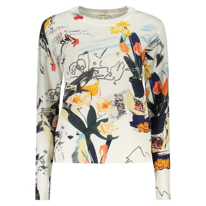 T-shirt Desigual femme Nantes en matières mixtes blanc – DE-43670