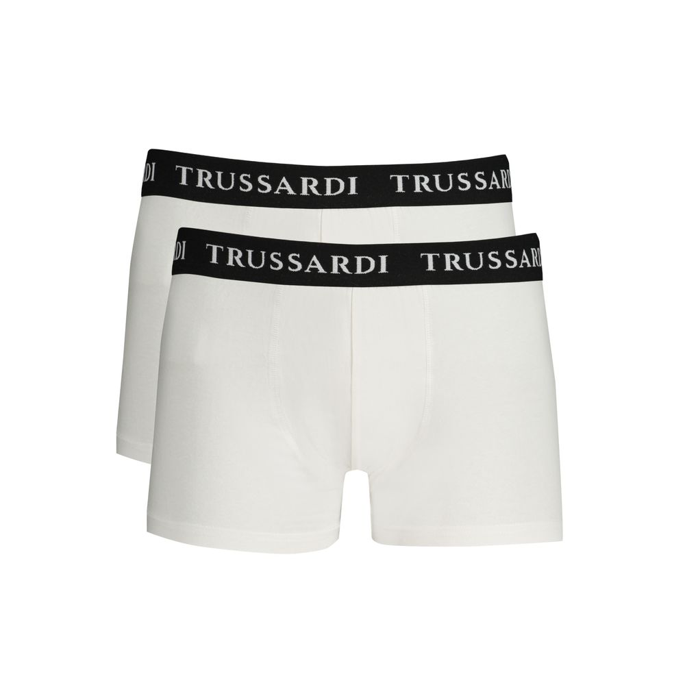 Boxershort Trussardi voor heren van wit katoen – TR-31031