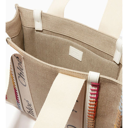 Chloé Tote Bag Lin & Laine Recyclée – Beige Écoresponsable | Femme
