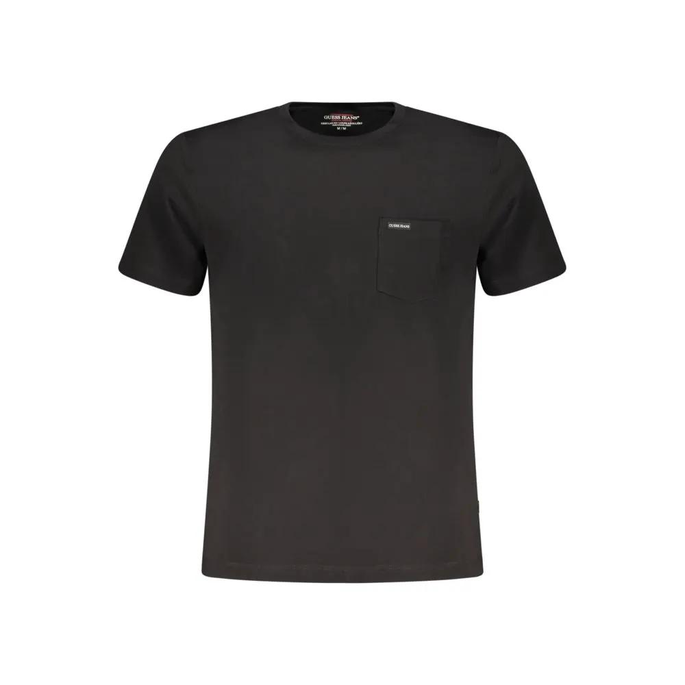 Guess Jeans Black Organic Cotton Men T-Shirt by Guess Jeans