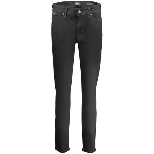 Jean Guess Jeans femme skinny en coton noir – GU-43788