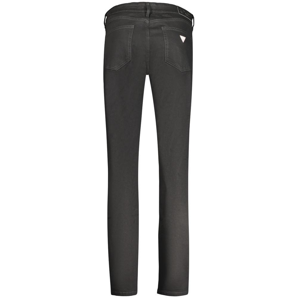 Jean Guess Jeans femme skinny en coton noir – GU-43788