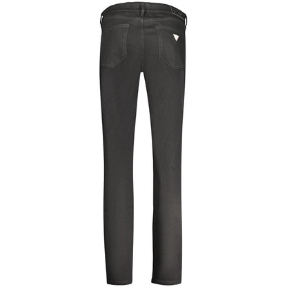 Jean Guess Jeans femme skinny en coton noir – GU-43788