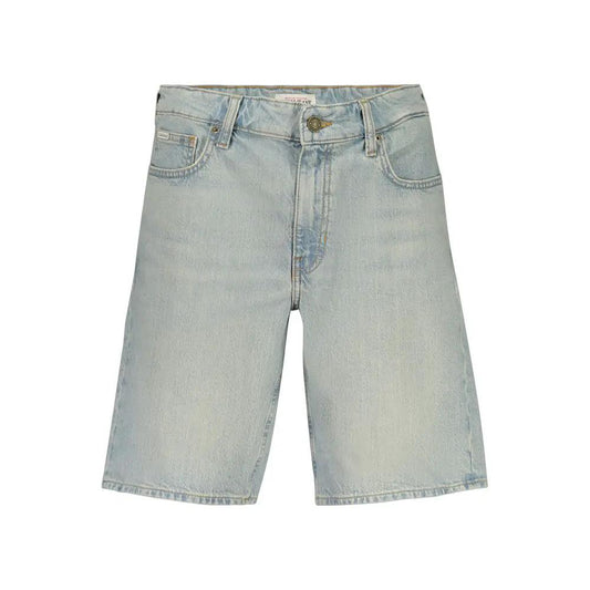 Guess Jeans Azzurro Cotton Men's Bermuda Shorts by Guess Jeans