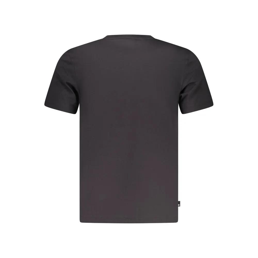Timberland Black Cotton Men T-Shirt by Timberland