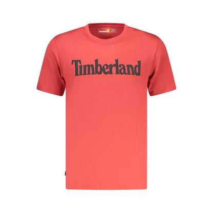 Timberland Rosso Cotton Men's T-Shirt by Timberland
