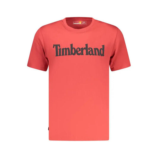 Timberland Rosso Cotton Men's T-Shirt by Timberland