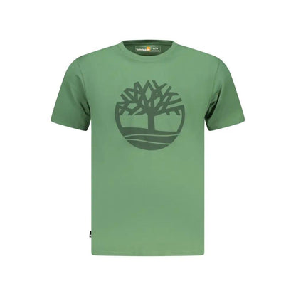 Timberland Verde Cotton Men T-Shirt by Timberland