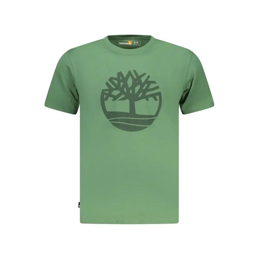 Timberland Verde Cotton Men T-Shirt by Timberland