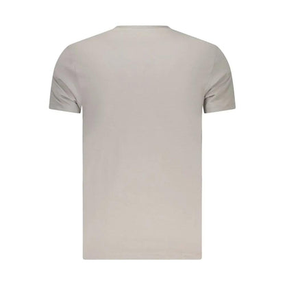 Timberland Grigio Cotton Men T-Shirt by Timberland