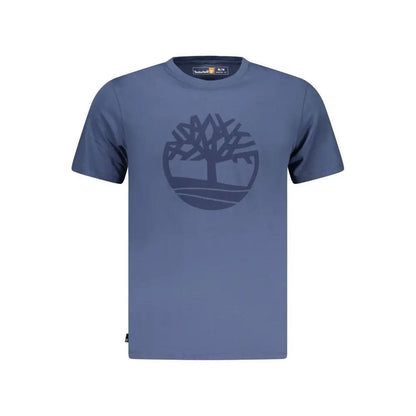 Timberland Blue Cotton Men T-Shirt by Timberland