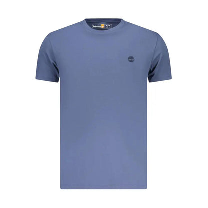 Timberland Blue Organic Cotton Men's T-Shirt by Timberland