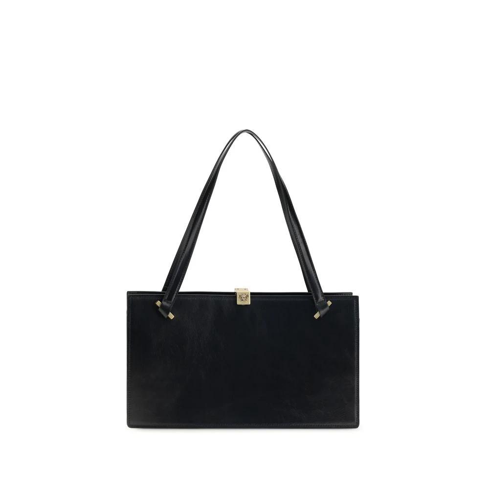 Versace Black Calf Leather Bos Taurus Shoulder Bag by Versace