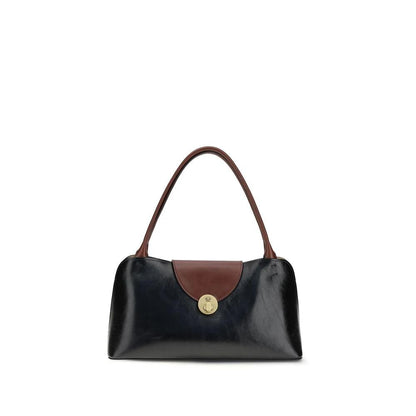 Versace Black Calf Leather Bos Taurus Shoulder Bag by Versace