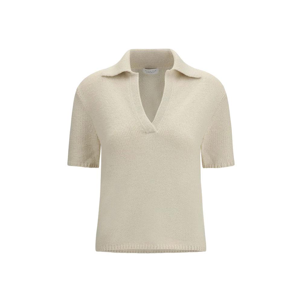 Gabriela Hearst Beige Cashmere Polo Shirt by Gabriela Hearst