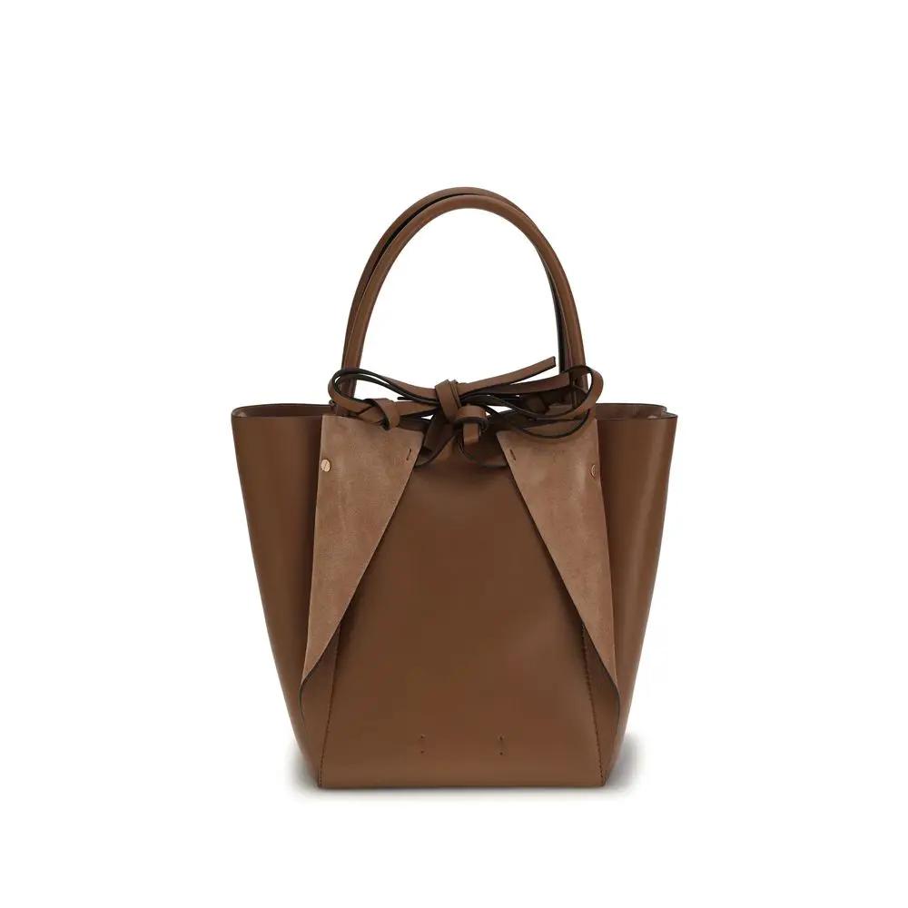 Gabriela Hearst Brown Lamb Ovis Aries Aries Handbag by Gabriela Hearst