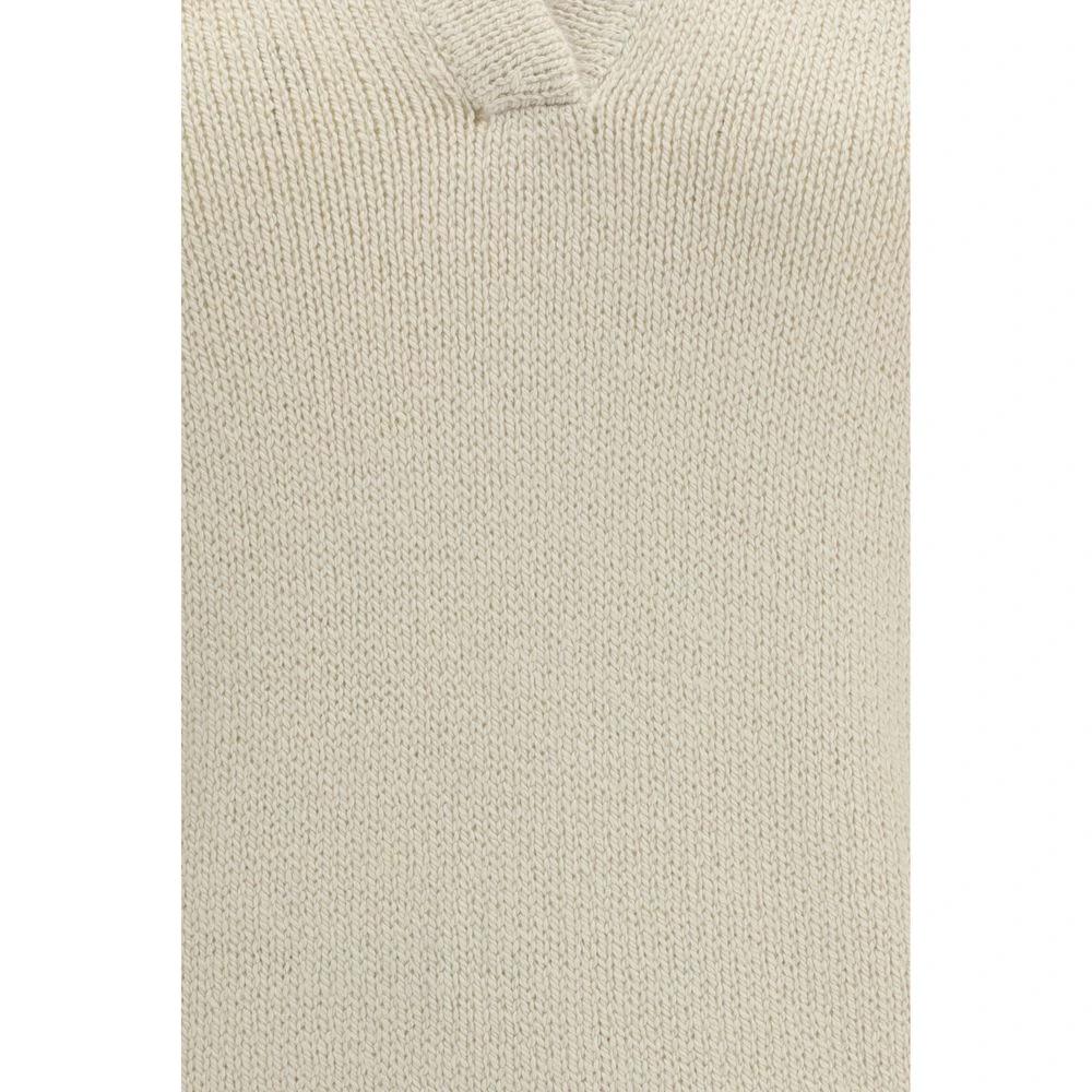 Gabriela Hearst Beige Cashmere Polo Shirt by Gabriela Hearst