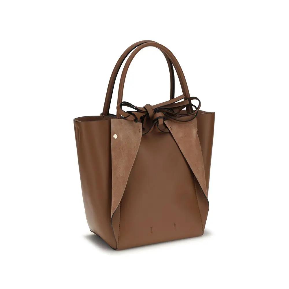 Gabriela Hearst Brown Lamb Ovis Aries Aries Handbag by Gabriela Hearst
