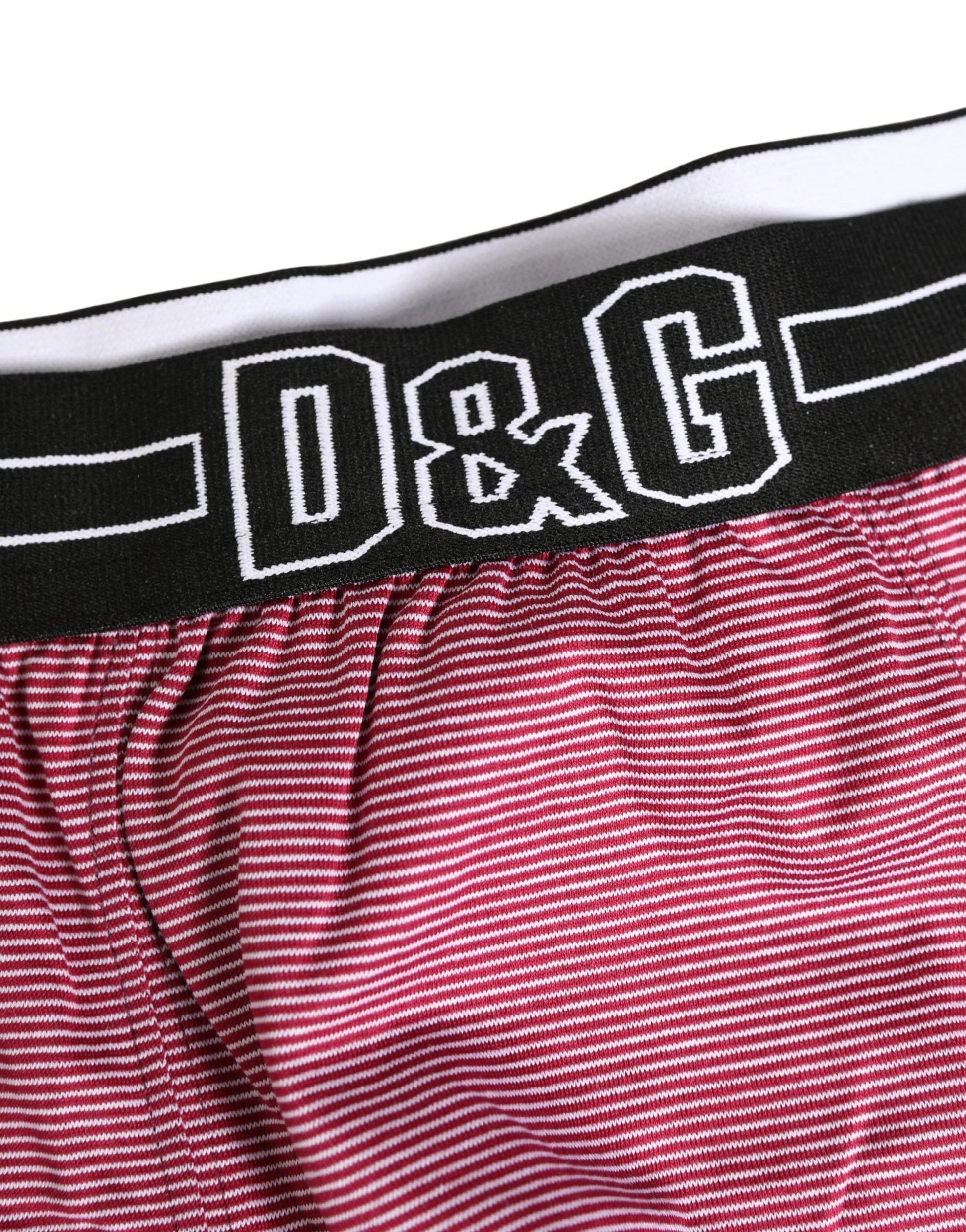 Dolce & Gabbana Pink D&G Logo Cotton Regular Boxer Underwear by Dolce & Gabbana