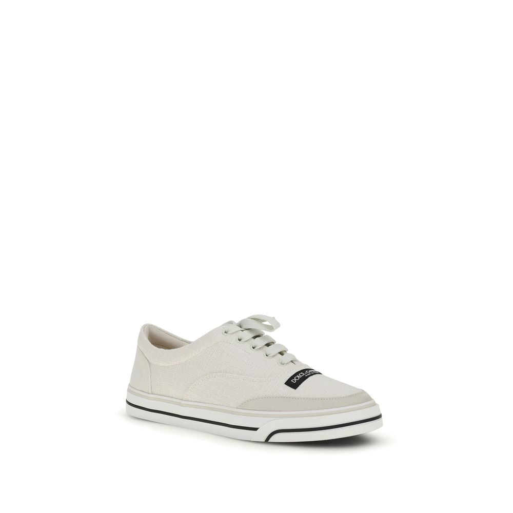 Baskets Dolce & Gabbana homme DG Sailing en lin blanc – DO-CS2399A03328D175