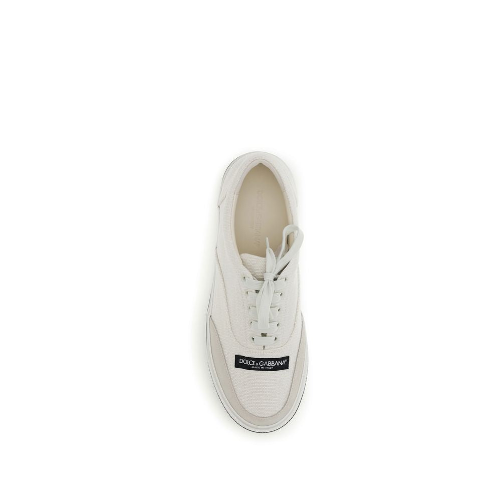 Baskets Dolce & Gabbana homme DG Sailing en lin blanc – DO-CS2399A03328D175