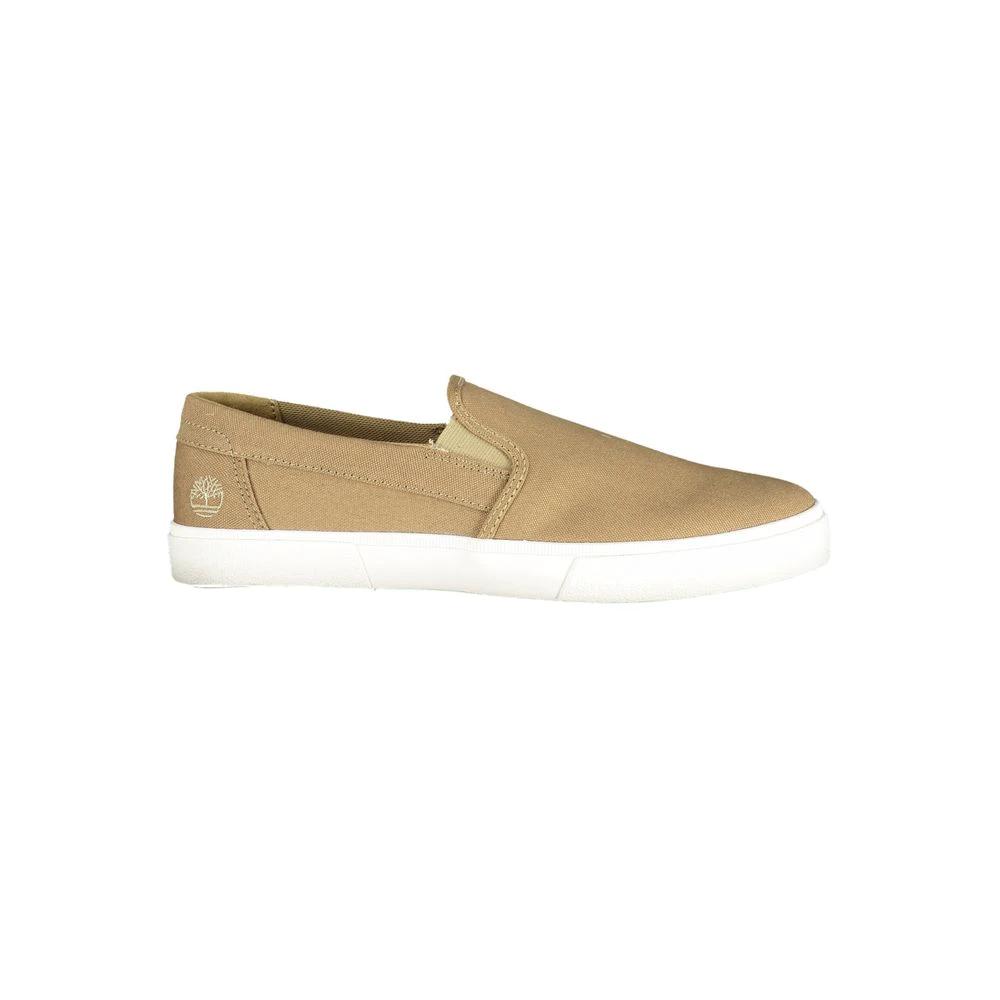Timberland Beige Polyester Athletic Sneakers by Timberland