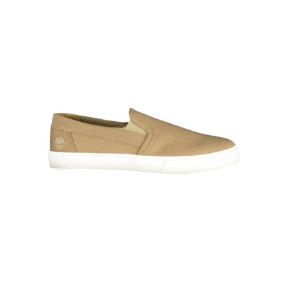 Timberland Beige Polyester Athletic Sneakers by Timberland
