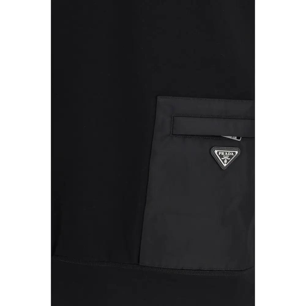 Prada Black Viscose Sweatshirt by Prada