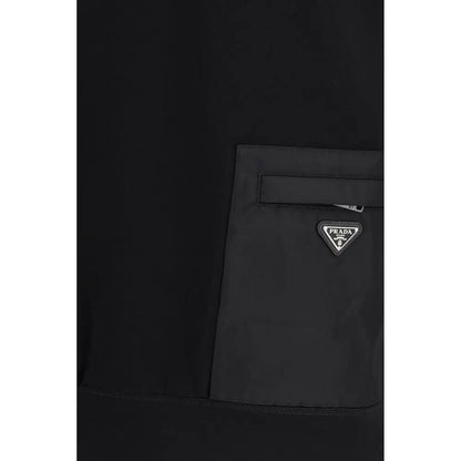 Prada Black Viscose Sweatshirt by Prada