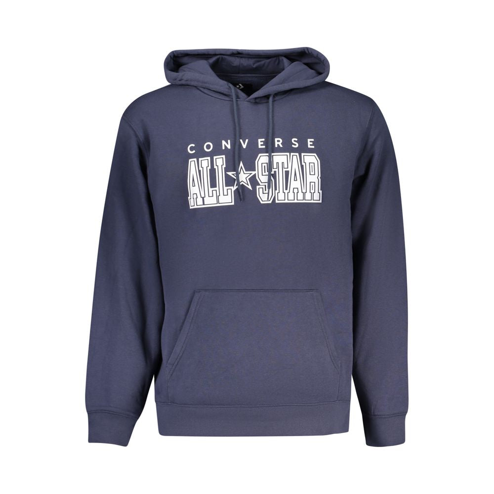 Sweat à capuche Converse homme en coton bleu – CO-43991