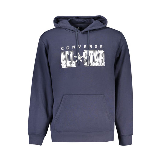 Sweat à capuche Converse homme en coton bleu – CO-43991