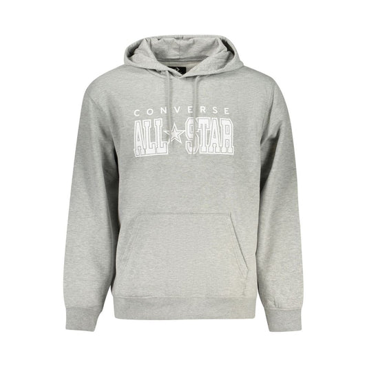 Sweat à capuche Converse homme en coton gris – CO-43994