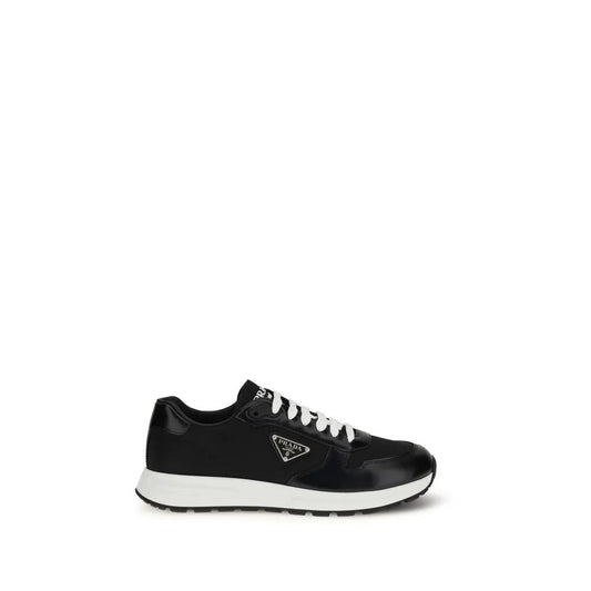 Prada Black Recycled Polyamide Athletic Sneakers by Prada