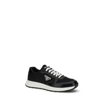 Prada Black Recycled Polyamide Athletic Sneakers by Prada