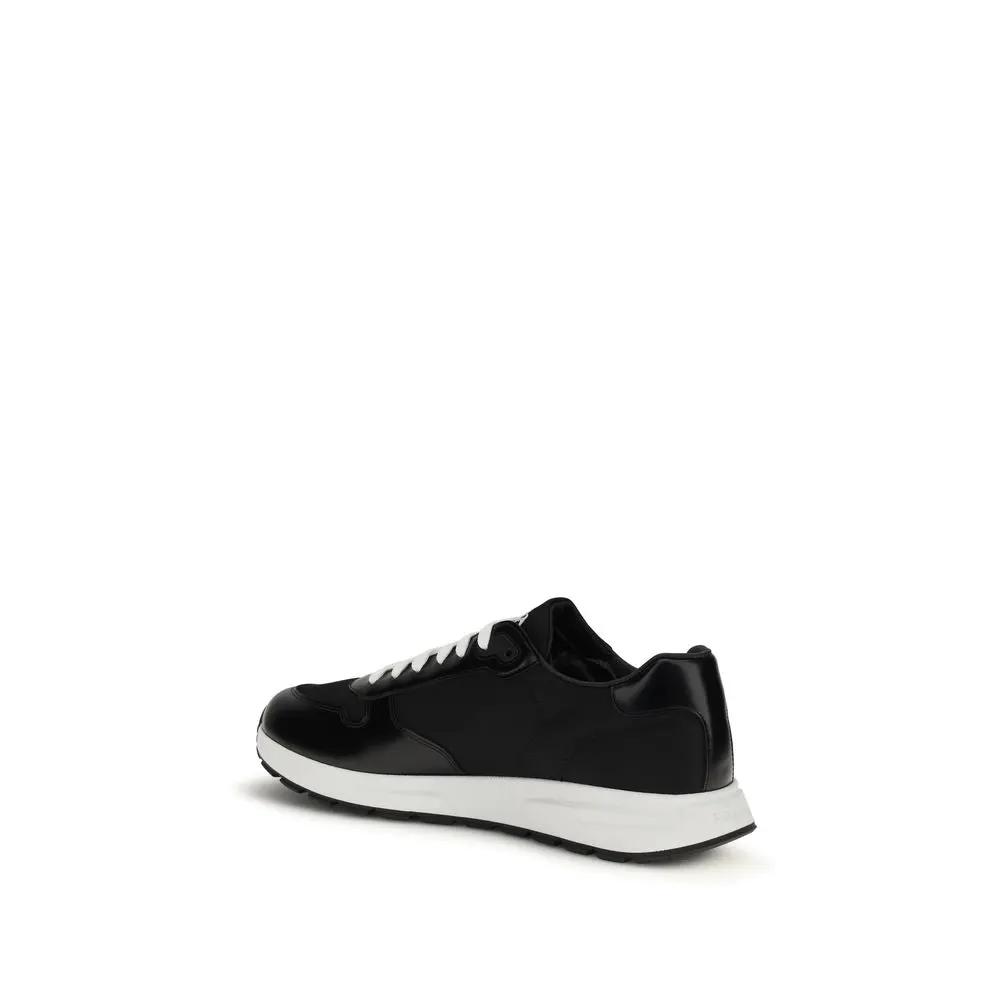 Prada Black Recycled Polyamide Athletic Sneakers by Prada