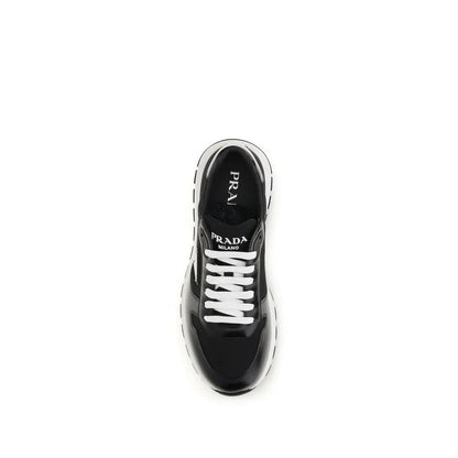 Prada Black Recycled Polyamide Athletic Sneakers by Prada