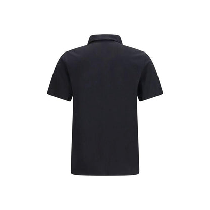 Burberry Blue Cotton Polo Shirt by Burberry