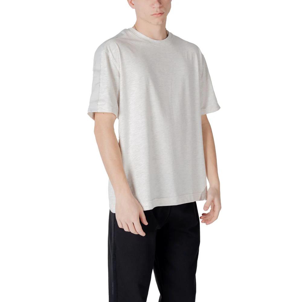 Calvin Klein Sport Gray Cotton T-Shirt by Calvin Klein Sport