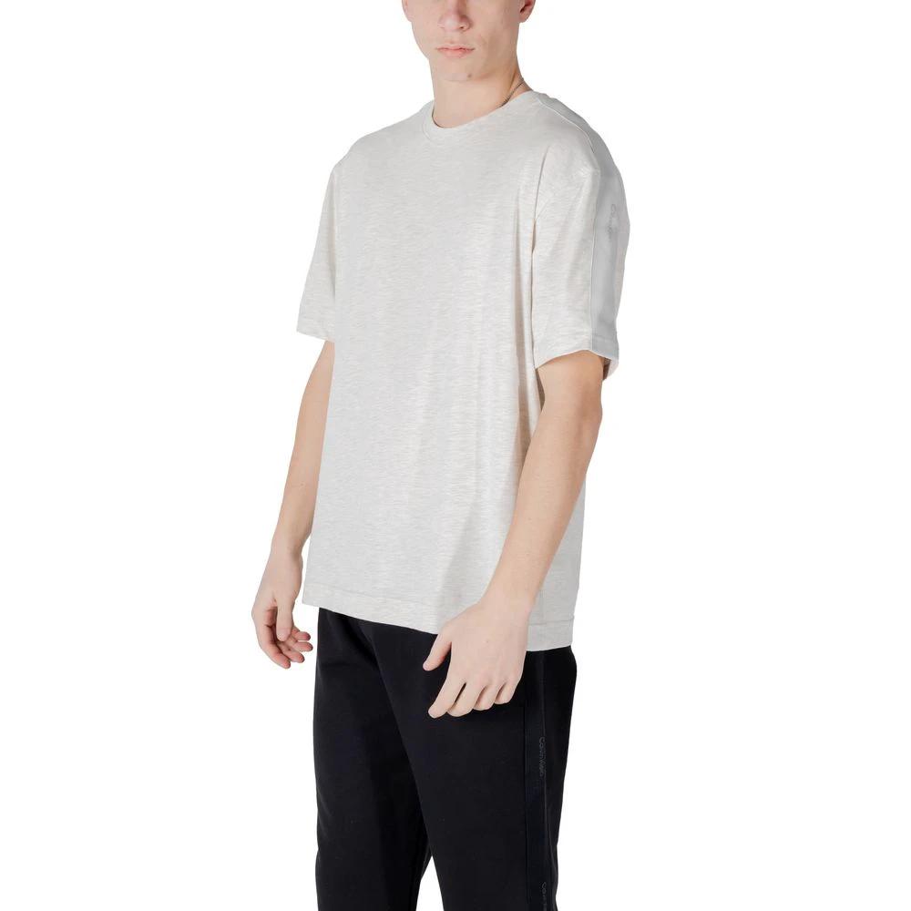 Calvin Klein Sport Gray Cotton T-Shirt by Calvin Klein Sport