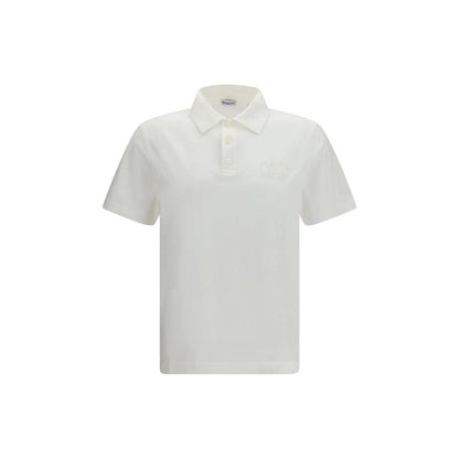 Burberry White Cotton Polo Shirt by Burberry