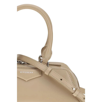 Givenchy Beige Calf Leather Bos Taurus Shoulder Bag by Givenchy