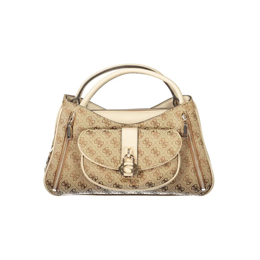 Guess Jeans Beige Polyurethane Women Handbag by Guess Jeans
