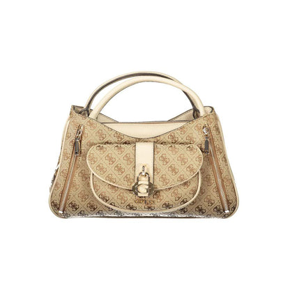 Guess Jeans Beige Polyurethane Women Handbag by Guess Jeans
