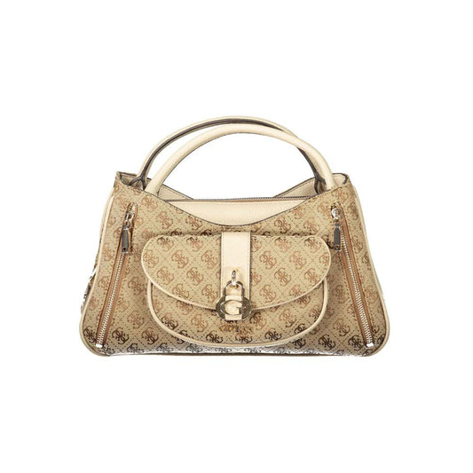 Guess Jeans Beige Polyurethane Women Handbag by Guess Jeans